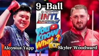 Hill-Hill Thriller 🔥💪🏻 Aloysius Yapp vs Skyler Woodward International Open 9-Ball 2025