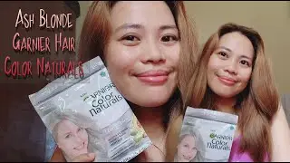 I COLOR MY HAIR TO ASH BLONDE |GARNIER HAIR COLOR NATURALS |DIY |JOAHNA JOY