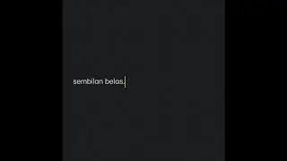 AGNIMAYA - sembilan belas. (Lyrics Video)