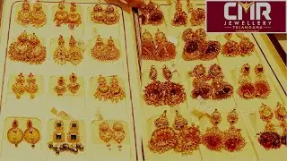 22k gold Earrings from CMR / Light Weight to Heavy  // Gold Jhumkas, Chandbali earrings #GoldGossips