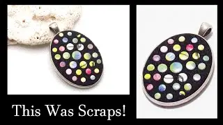 Can I Turn This Polymer Clay Scrap Into Something Beautiful Again?!  Junk to Jewelry Episode 1