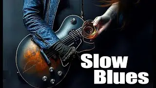 Blues Lonely | Slow Blues Session (60 Min) – Electric Guitar & Deep Bass