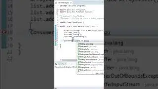 Consumer Interface to store lambda expression #shorts #shortvideo  #coding #java #feed