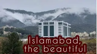 Fog in Islamabad|Beautiful weather at Constitution Avenue|Islamabad The Capital of Pakistan|Shamshaz