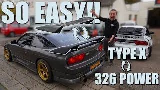 How to SWAP YOUR WING in 5 minutes ! [180SX VS 326Power]