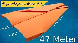 Gleiter 2.0 &raquo; Papierflieger basteln Anleitung (2019)