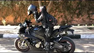 Autoroute Marrakech Rabat en S1000rr - moroccan rider girl سائقة دراجة نارية