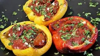 Roasted Peppers with Anchovies (Lockdown Cooking)