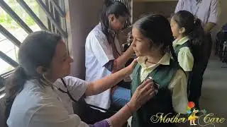 Caring for Little Ones ❤️ | Doctor Health Camp at Mother Care School Bhumel