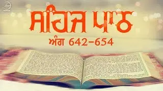 Sehaj Path Ang 642 To 654 | Bhai Sarwan Singh | Fizza Records Gurbani