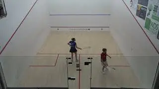 Norfolk Squash Closed U23 Alex Harrison v Jasmine Thirst game 4