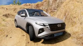 🚙 تجربة Hyundai Tucson في BeamNG Drive | اختبار المحرك وحوادث سيارات واقعية وخطيرة 🔥