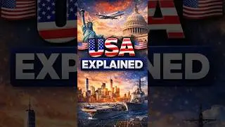 USA Explained in 60 Seconds | Location, Alaska & Global Influence #mapexplanation #usa  #geography