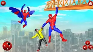 Police Speed Hero Superhero Rescue Mission - Robot SuperHero Game : Android Gameplay By Team MiH