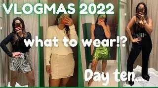 VLOGMAS DAY 10 | CHRISTMAS OUTFIT TRY ON FROM PULL & BEAR AND STRADIVARIUS