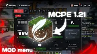 how i installed feather client on mcpe 1.21 | mod menu with modules easy to download
