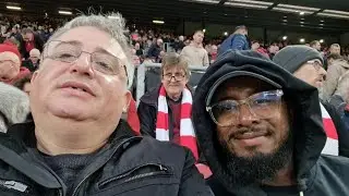 Liverpool 1 - 0 Man City Dominic Rich American City Fan At The Kop End  😳 Half Time Reaction 🙂