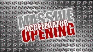 MASSIVE 50+ ACCELERATOR CRATE OPENING + TRADE-UP