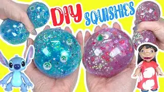 Lilo and Stitch Movie DIY Squishies with Squishy Maker with Dolls! Crafts for Kids