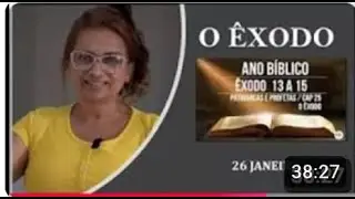 26 JANEIRO -  O ÊXODO  -  ANO BÍBLICO