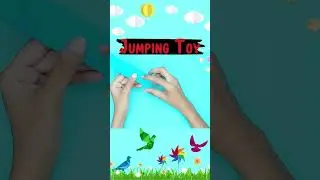 How to make Jumping toy Origami | DIY Origami Jumping Toy - Simple and Easy Steps #papercraft #toys