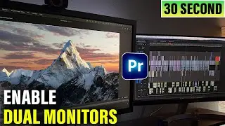 How to Setup DUAL Monitor in Adobe Premiere Pro (Quick & Easy)