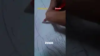 venom Half face Drawing Subscribe #venomdrawing #half face