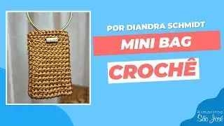 Como Fazer Mini Bag Seda Luxo em Crochê.