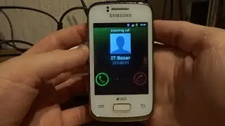 Входящий вызов на Samsung Galaxy Y DUOS через Ложный вызов. Помощник вызова 2.43b