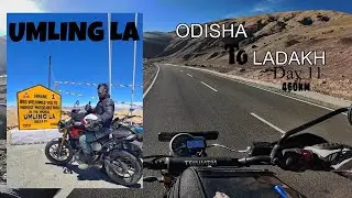 Umling la, Highest motorable pass in the world,19024ft, Day-11 Hanle to Umling la & Leh return 460km
