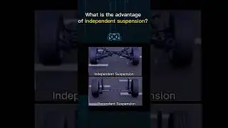 What is the advantage of independent suspension？#suspension ,#car
