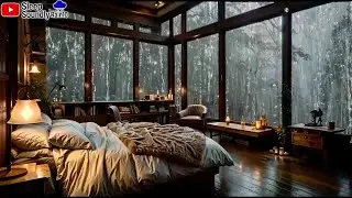 FUN RAIN to Relieve Stress & Insomnia 11 Hours - Rain in the misty forest😴