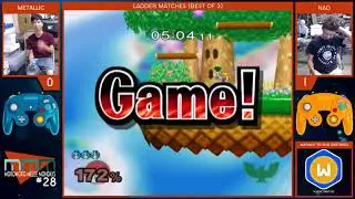 MMM #28 - Metallic (Peach, Sheik) vs NAD (Falcon) [Ladder Match]