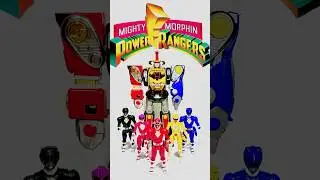 Toy Showcase and Transformation: Ninja Megazord Mighty Morphin Power Rangers Legacy Collection #toys