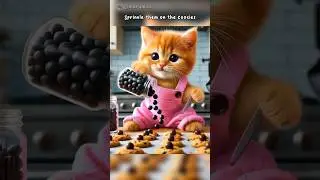 Orange cat VS Rabbit Poop 🤣  #cat #cute #catlovers #cutecat #funny #pets #comedy