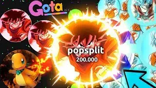 Gota.io NEW INSANE REVERSE DOBLESPLIT AND TRICKSPLIT AT SAME TIME EPIC POPSPLITS AND PUSHSPLIT #AVRC