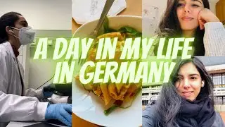 VLOG - A Day In My Life | Campus tour, Cooking, Studying, Working In Germany 🇩🇪