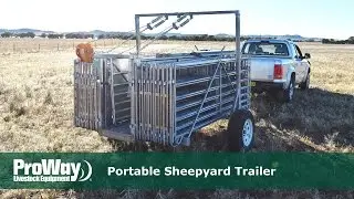 The ProWay Portable Sheepyard Trailer