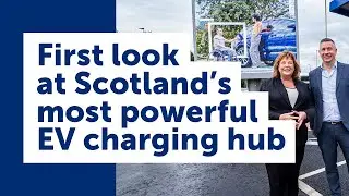 First look at Scotland’s most powerful EV charging hub