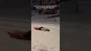 He Tries to Show the Kids How It&rsquo;s Done and Instantly Regrets It