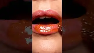 Apricot Jam Lip ASMR 🍑💄 Juicy Mouth Sounds | No Talking