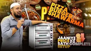 “Pizza Burger Shawarma Machine Ka Business Set Up - Puri Costing Aur Details” 🍕🍔🤑