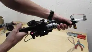 Particle Thrower Lights and Sound