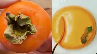 Recette de dessert magique de kaki avec 2 ingr&eacute;dients ❗