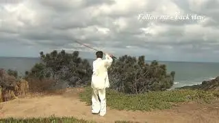 Tai Chi Hiking Staff for Self defense - C4 Windmill Spin
