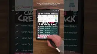 Procreate Tips #17: How To Install New Brushes in Procreate! #shorts
