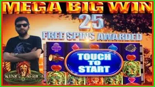 **HUGE BONUS!!!** King of Africa Slot Machine WMS