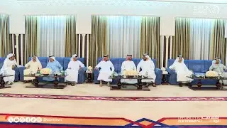 ولي عهد أم القيوين يستقبل المهنئين بالشهر الفضيل