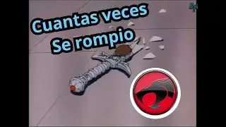 Cuantas veces se rompió la espada del Augurio durante la serie de los Thundercats