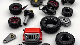 RC Jeep Car Spare Parts Installation & Repair Guide | Full Setup Tutorial @easytech1112 